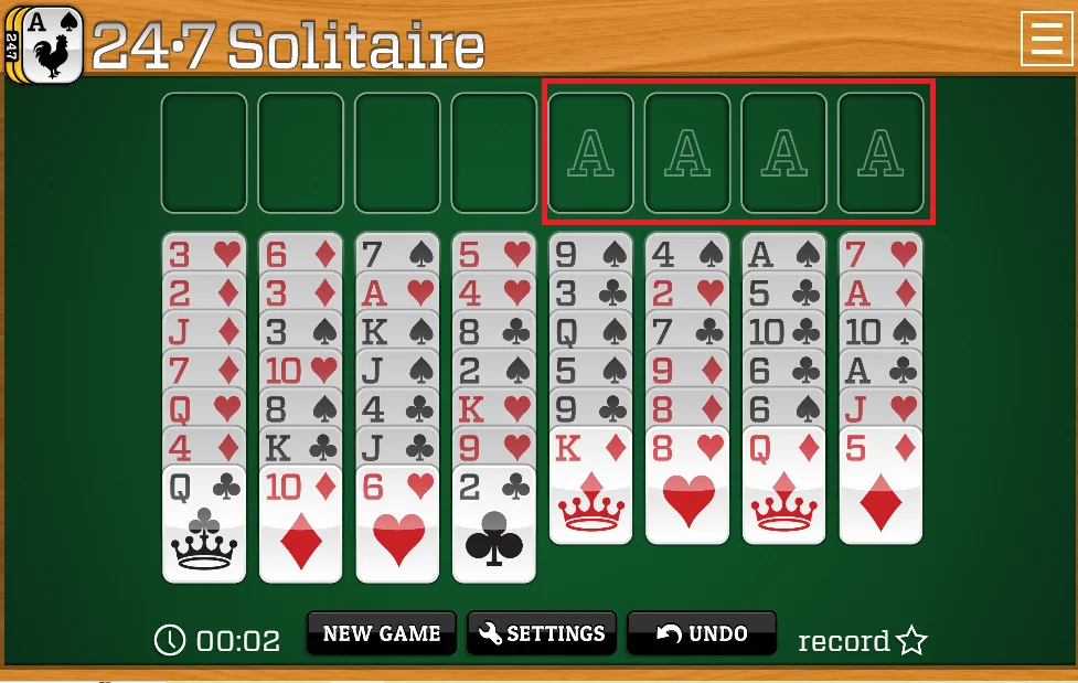 Free internet solitaire